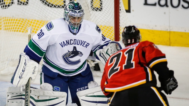 Ryan Miller Canucks Flames, CP Ryan Miller Canucks Flames