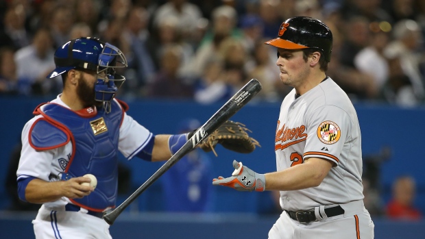 Russell Martin and Travis Snider, Tom Szczerbowski/Getty Images Russell Martin and Travis Snider