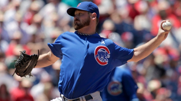 Wood throws 8 strong innings, Rizzo HR as Cubs beat Phils 3-0 to win 1st road series this year Article Image 0