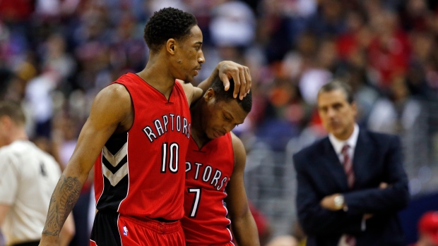 DeMar DeRozan and Kyle Lowry