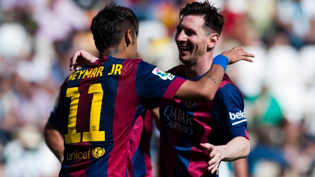 Neymar Lionel Messi, The Canadian Press Neymar Lionel Messi