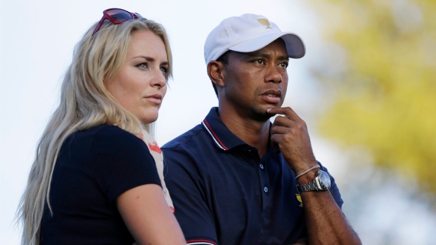 Tiger Woods and Lindsay Vonn