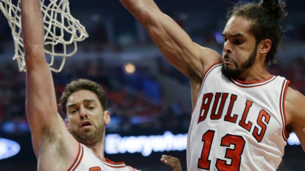 Gasol and Noah, The Canadian Press Gasol and Noah