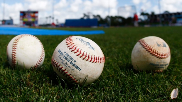 MLB Baseballs, The Canadian Press MLB Baseballs
