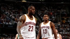 LeBron James and Tristan Thompson