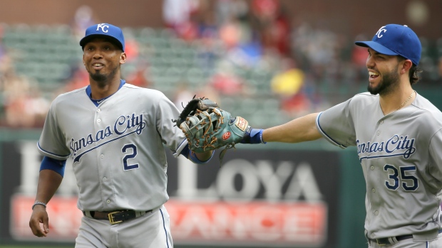 Alcides Escobar and Eric Hosmer, The Canadian Press Alcides Escobar and Eric Hosmer