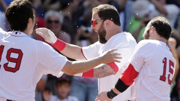 Red Sox celebrate, The Canadian Press Red Sox celebrate