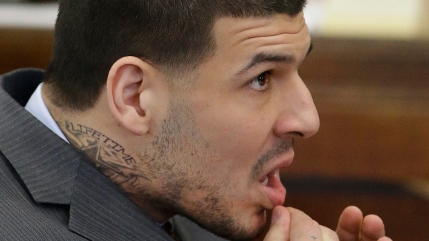 Aaron Hernandez, The Canadian Press Aaron Hernandez
