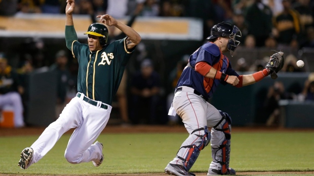 A's win fourth straight, edge Red Sox 4-3 to extend best record in majors Article Image 0