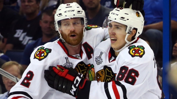 Duncan Keith Teuvo Teravainen, Bruce Bennett/Getty Images Duncan Keith Teuvo Teravainen