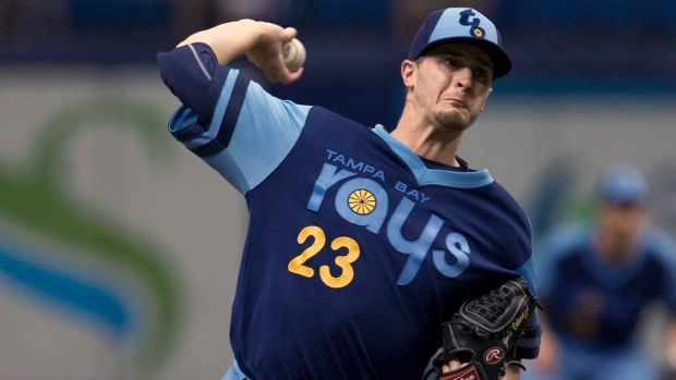 Odorizzi allows 1 hit and has 10 strikeouts in 7 1/3 innings as Rays blank Astros 8-0 Article Image 0, The Canadian Press Odorizzi allows 1 hit and has 10 strikeouts in 7 1/3 innings as Rays blank Astros 8-0 Article Image 0