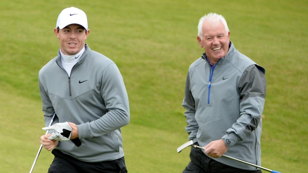 Rory McIlroy and his father, Gerry McIlroy, Ross Kinnaird/Getty Images Rory McIlroy and his father, Gerry McIlroy