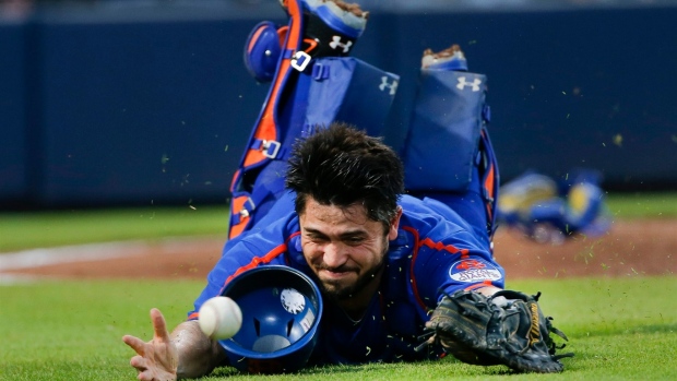 Travis d'Arnaud, The Canadian Press Travis d'Arnaud