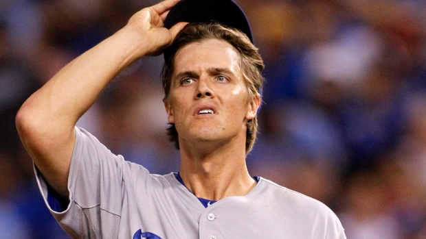 Zack Greinke, The Canadian Press Zack Greinke