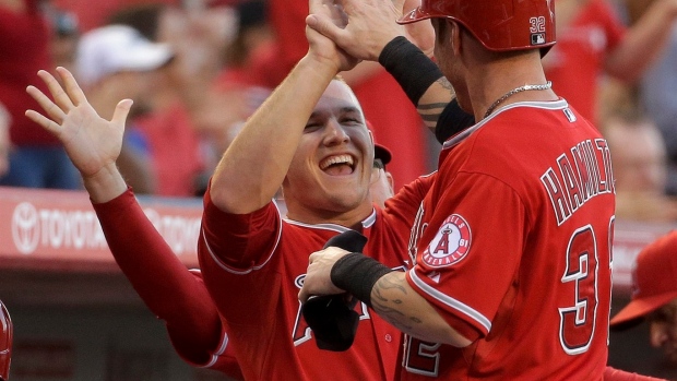 Trout's go-ahead HR helps Angels beat Twins 8-6 after Wilson coughs up 5-run lead Article Image 0