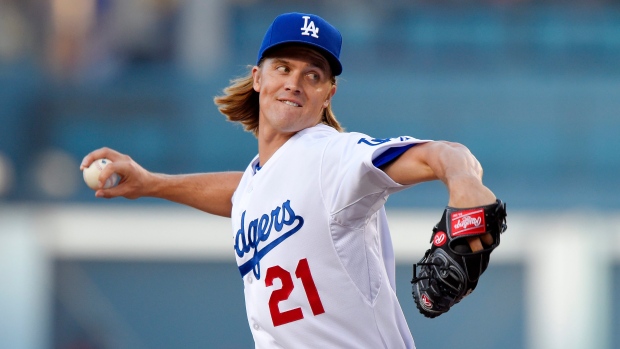 Zack Greinke, The Canadian Press Zack Greinke