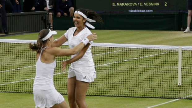 Martina Hingis and Sania Mirza, The Canadian Press Martina Hingis and Sania Mirza