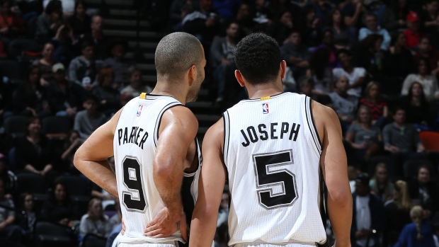 Tony Parker and Cory Joseph 