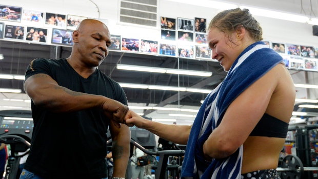 Mike Tyson and Ronda Rousey