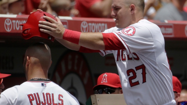 Mike Trout , The Canadian Press Mike Trout