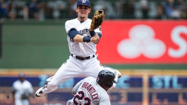 Scooter Gennett and Michael Brantley