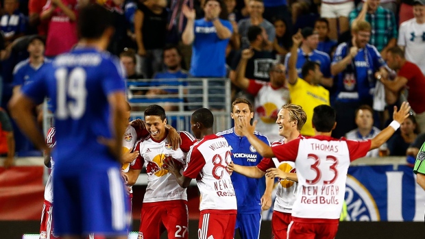 New York Red Bulls Celebrate, The Canadian Press New York Red Bulls Celebrate