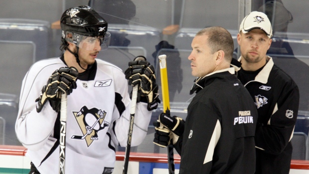 Sidney Crosby and Tom Fitzgerald, The Canadian Press Sidney Crosby and Tom Fitzgerald