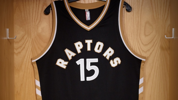 toronto raptors jersey black gold