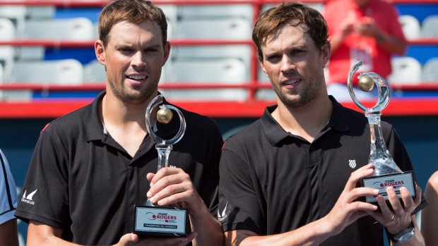 Bob Bryan Mike Bryan, The Canadian Press Bob Bryan Mike Bryan