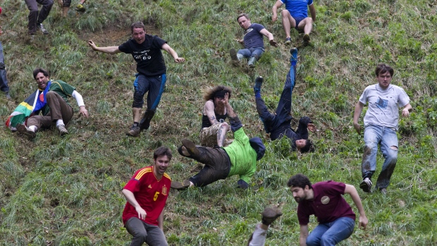 Cheese rolling, JUSTIN TALLIS/AFP/Getty Images Cheese rolling