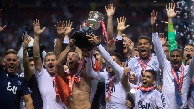 Vancouver Whitecaps celebrate