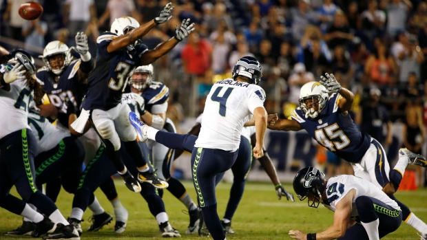 Steven Hauschka, The Canadian Press Steven Hauschka