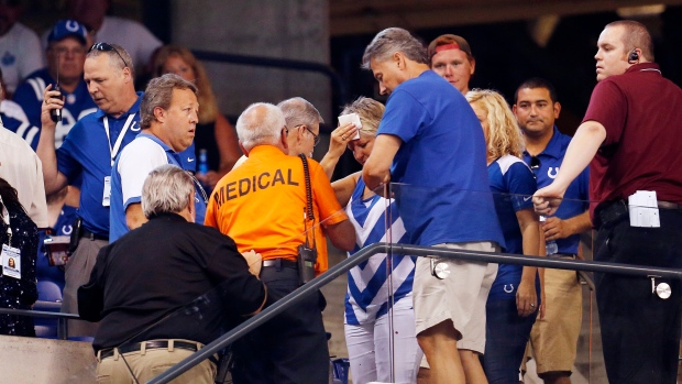 Fan injured
