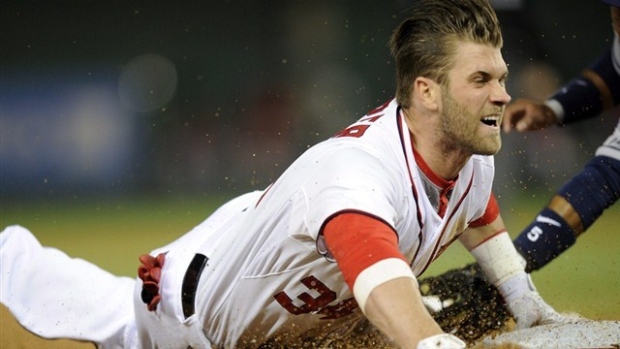 Bryce Harper, The Canadian Press Bryce Harper