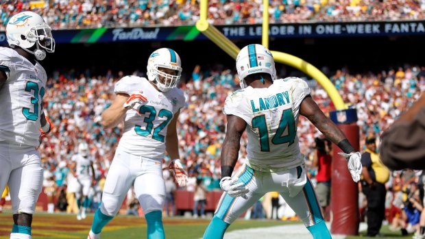 Jarvis Landry, Dolphins celebrate