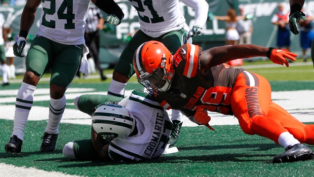 Duke Johnson and Antonio Cromartie, Rich Schultz/Getty Images Duke Johnson and Antonio Cromartie