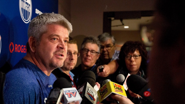 Oilers Todd McLellan , CP Oilers Todd McLellan