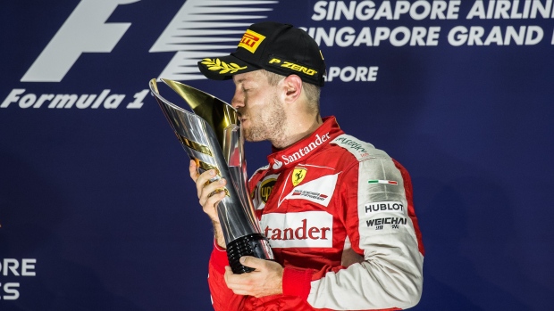 Sebastian Vettel, PHILIPPE LOPEZ/AFP/Getty Images Sebastian Vettel