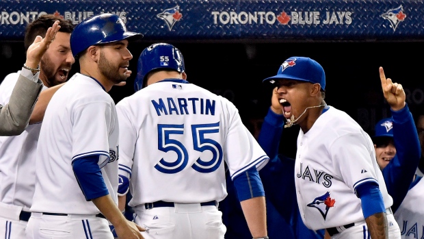 Russell Martin and Marcus Stroman, The Canadian Press Russell Martin and Marcus Stroman