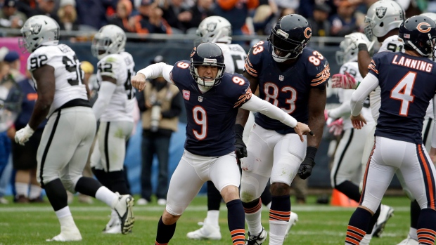 Robbie Gould , The Canadian Press Robbie Gould