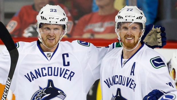 Canucks Henrik Sedin Daniel Sedin, CP Canucks Henrik Sedin Daniel Sedin