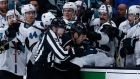 Milan Lucic attacks Logan Couture