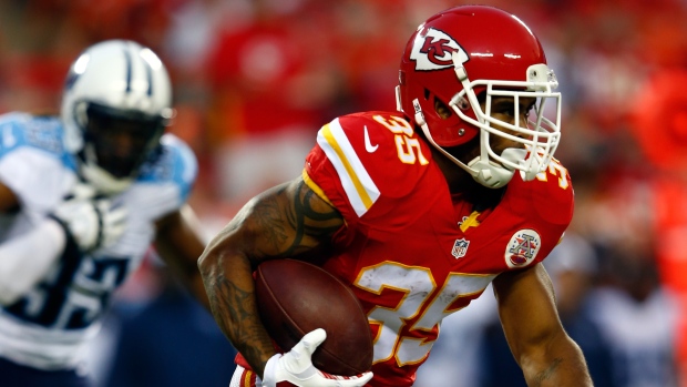 Charcandrick West, Jamie Squire/Getty Images Charcandrick West