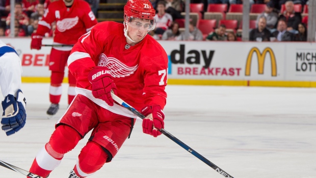 Dylan Larkin, Dave Reginek/National Hockey League/Getty Images Dylan Larkin
