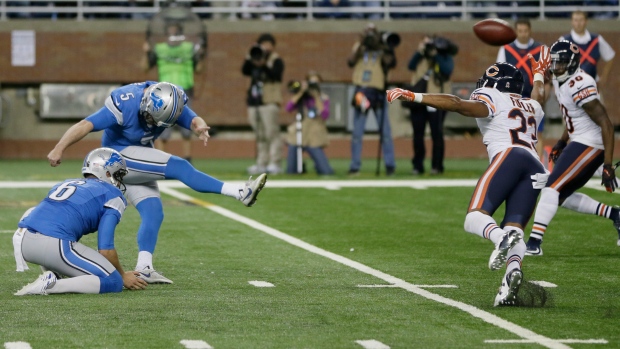 Matt Prater, The Canadian Press Matt Prater