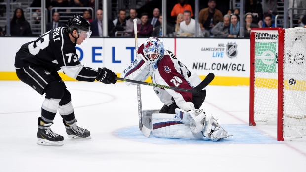 Tyler Toffoli scores on Reto Berra, The Canadian Press Tyler Toffoli scores on Reto Berra