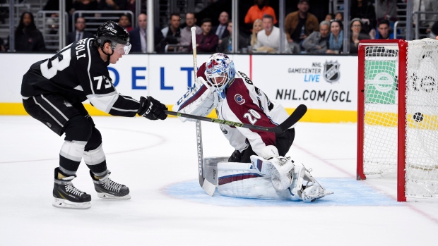 Tyler Toffoli scores on Reto Berra