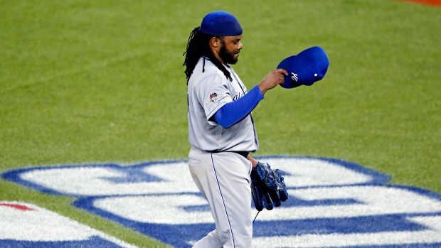 Royals' Johnny Cueto accuses Blue Jays of stealing signs at Rogers Centre