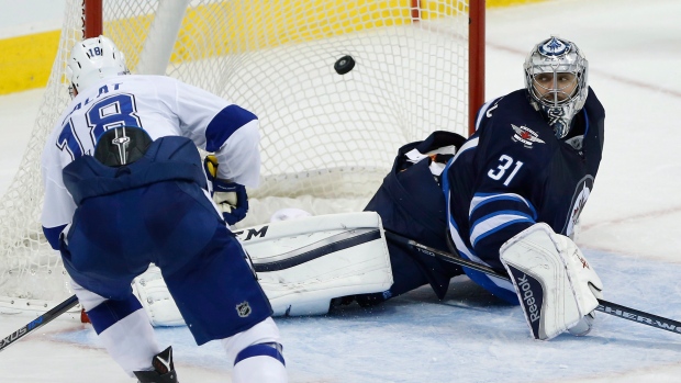 Ondrej Palat and Ondrej Pavelec , The Canadian Press Ondrej Palat and Ondrej Pavelec