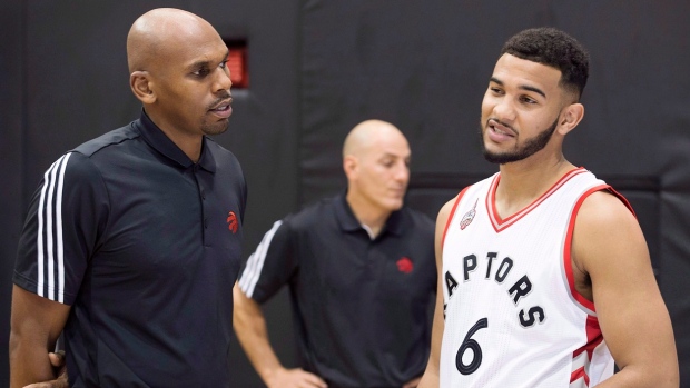Jerry Stackhouse and Cory Joseph